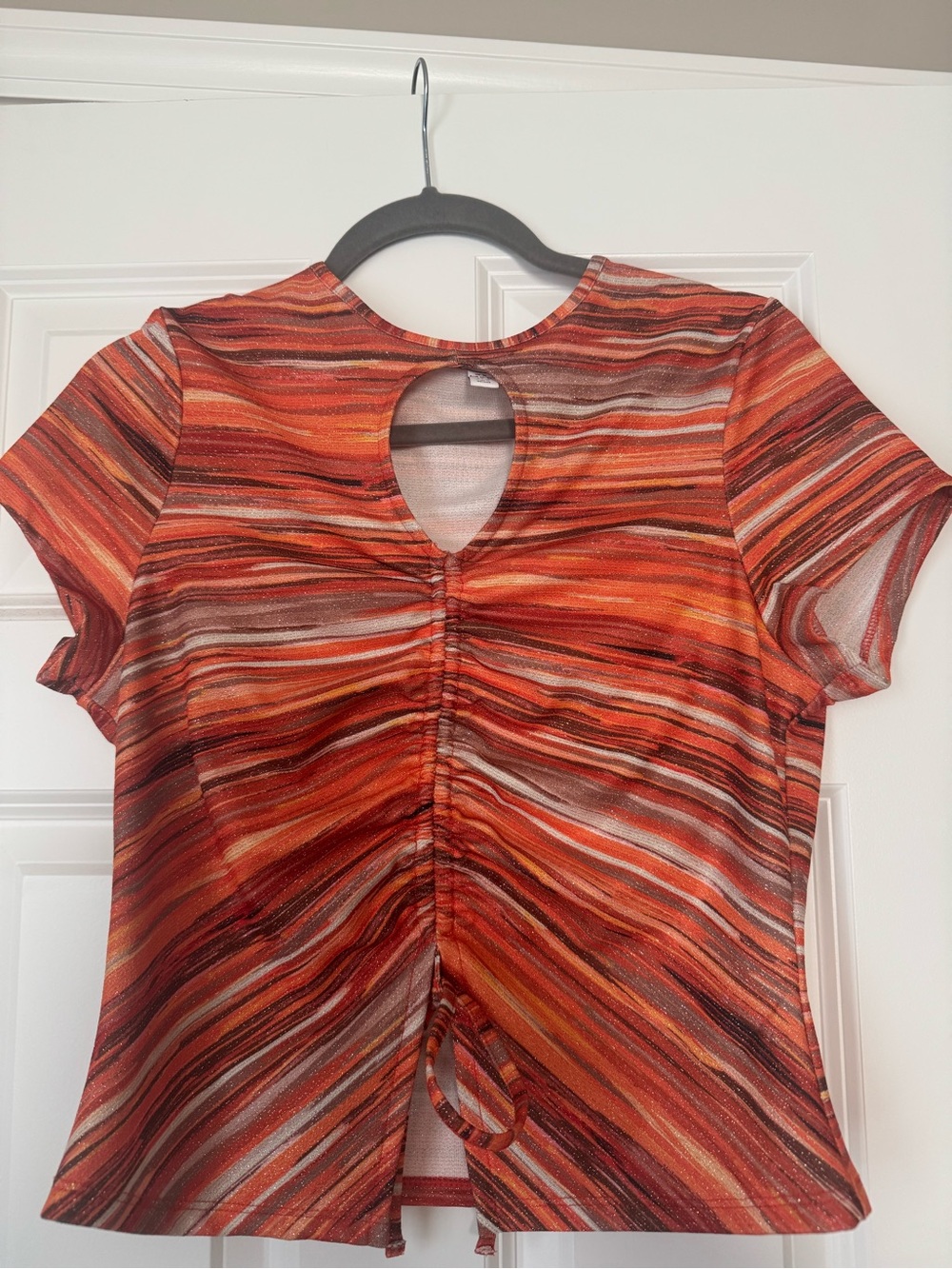 Topshop Ruched Tee - Picture 2 of 4
